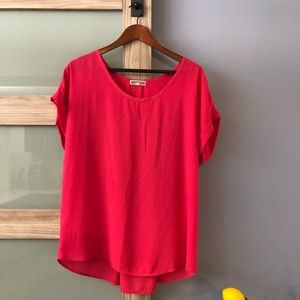 Pleione Fushia Blouse Size L